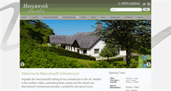 Desktop Screenshot of aberystwythcrem.co.uk